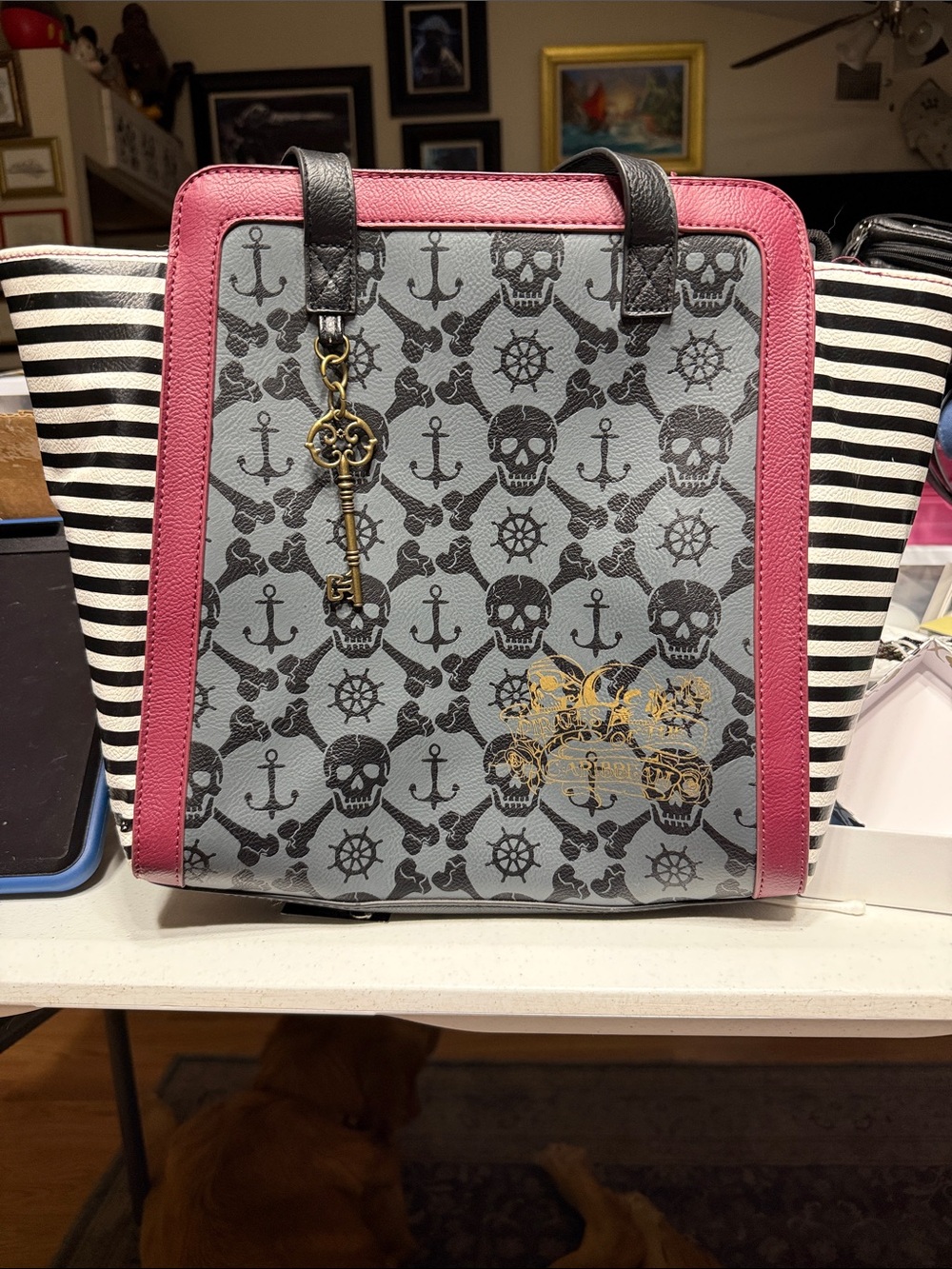 Disney Pirates of the Caribbean Skull Tote Bag
